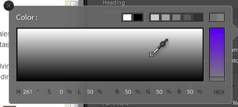 Lightroom color picer